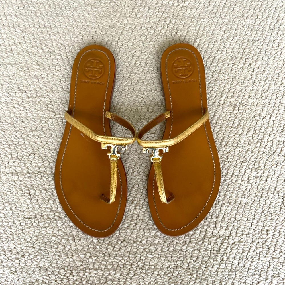 Tory Burch - Classic Metallic Slides!